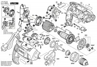 Bosch 0 603 385 803 Psb 1000 Rca Percussion Drill 230 V / Eu Spare Parts